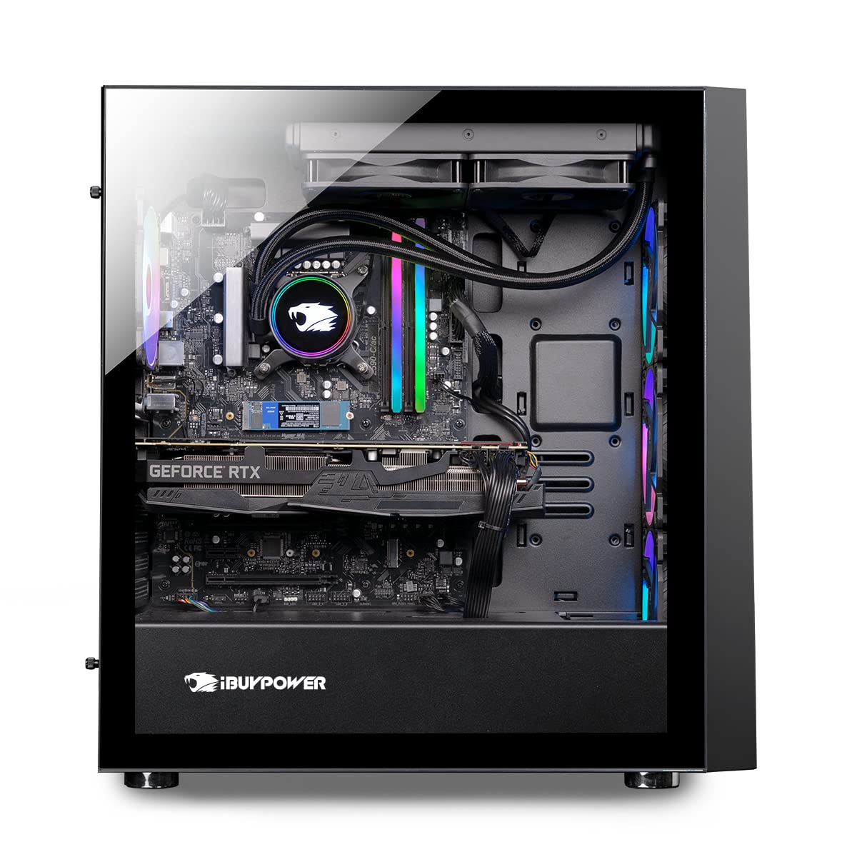 Ibuypower Pro Gaming Pc Computer Desktop Slatemono 237I (Intel I7 12700Kf 3.6Ghz, Geforce Rtx 3070 Ti 8Gb, 16Gb Ddr4 Rgb Ram, 1T