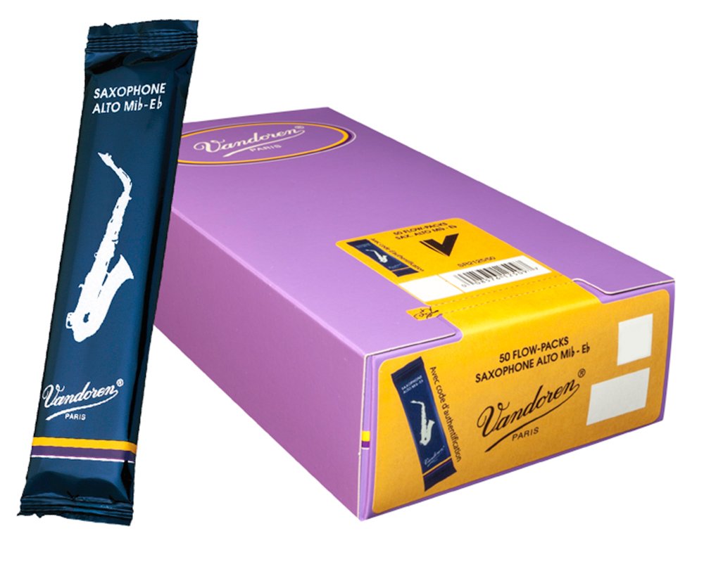 Vandoren Sr2135/50 Alto Sax Traditional Reeds Strength 3.5; Box Of 50