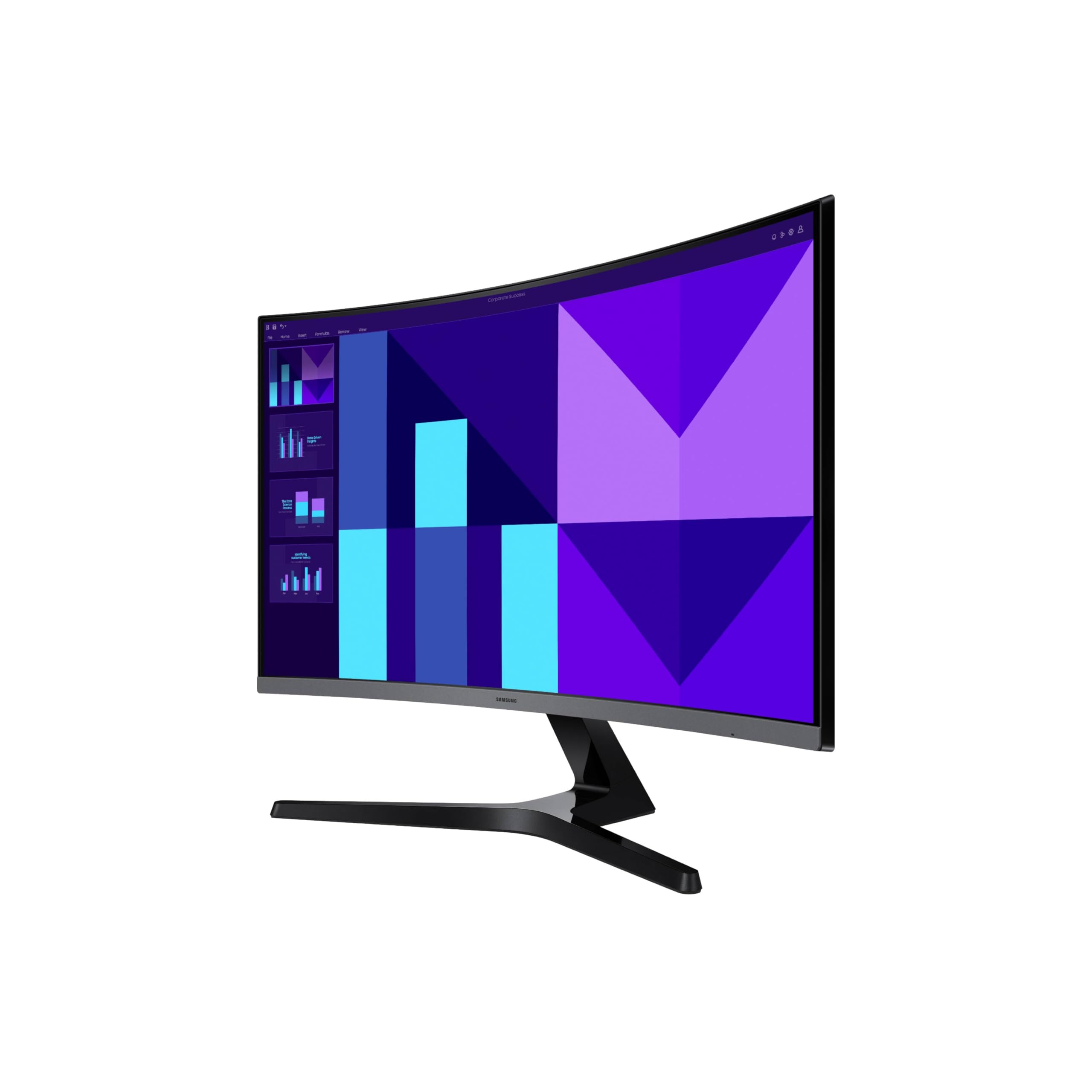 Samsung 27-Inch S3 (S39Gd) Fhd 100Hz Curved Monitor, Game Mode, Eye Saver Mode, Multiple Connectivity With Hdmi Port, Ls27D396Ga