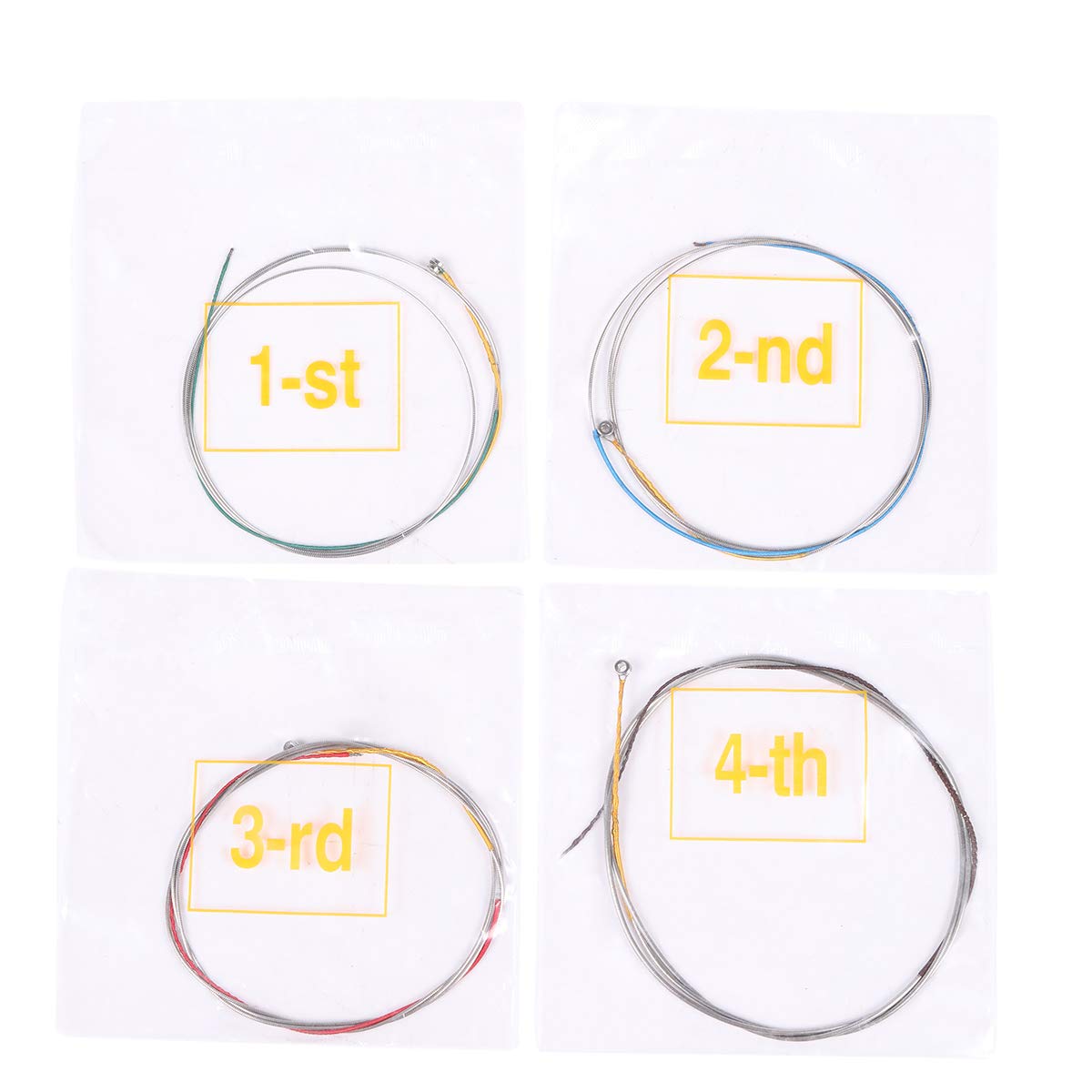 Q Qingge Steel Core Cello Strings 4/4 3/4 Set Strings For Student Strings   Sealed Pouch Prevents Corrosion