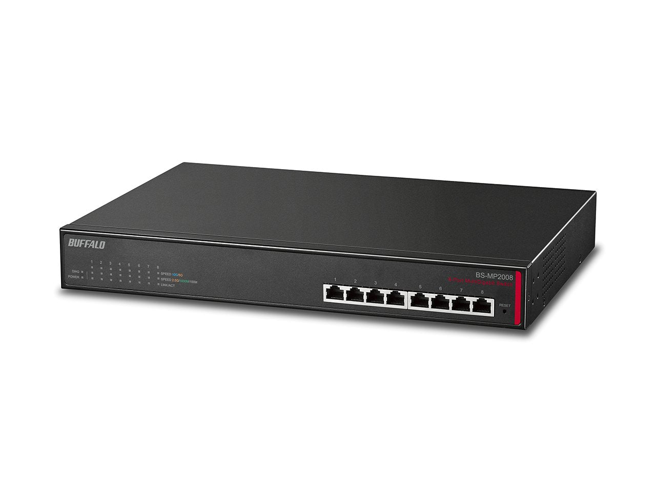 Buffalo Multi Gigabit 8 Port Business Switch (Bs Mp2008)