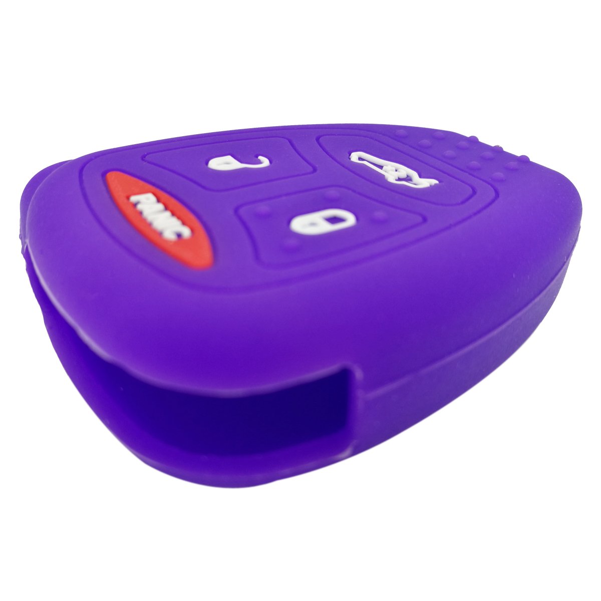 Coolbestda 2Pcs Rubber 4Buttons Key Fob Protector Remote Skin Cover Case Keyless Jacket For Chrysler 200 300 Pt Cruiser Dodge Ch