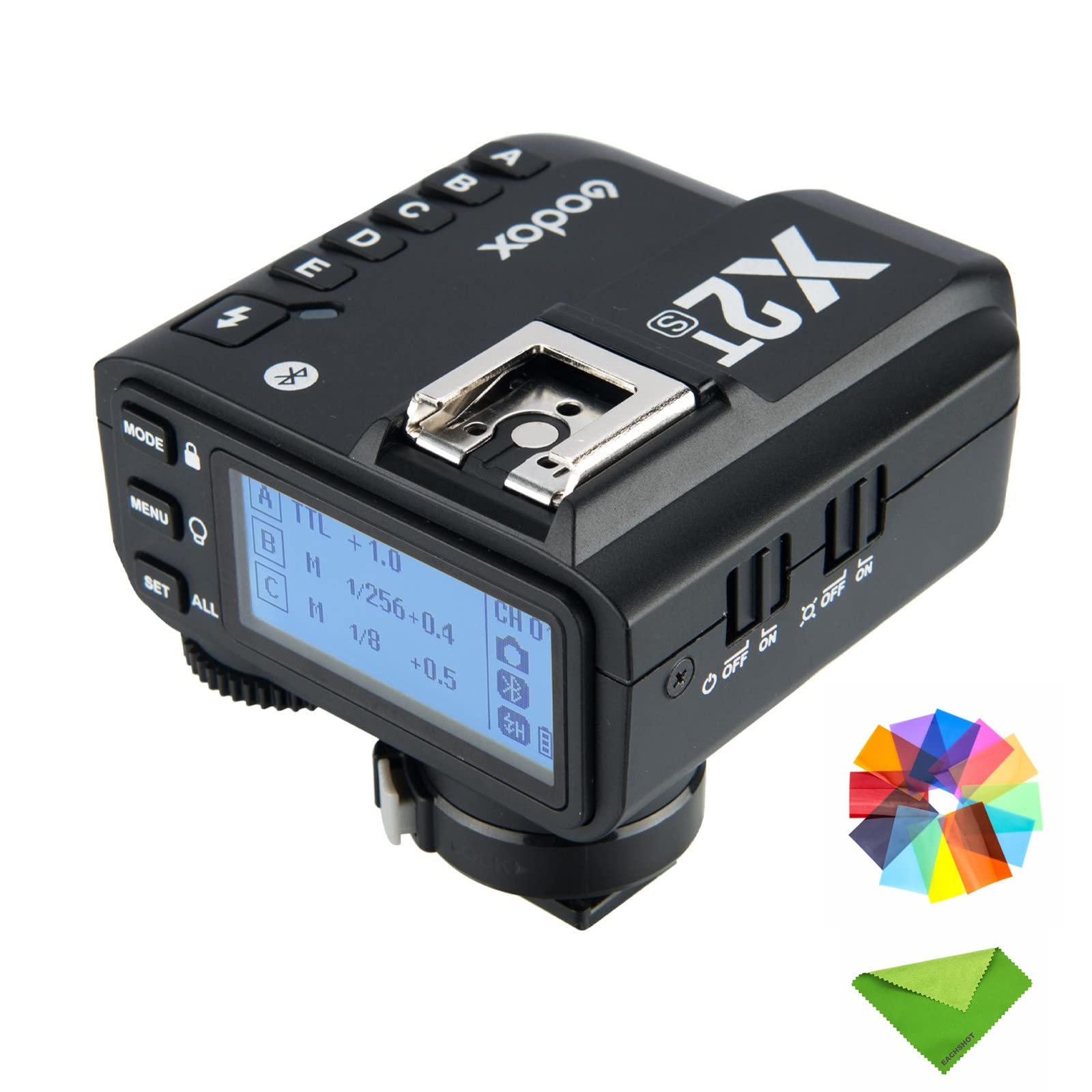 Godox X2T S Ttl Wireless Flash Trigger For Sony, 1/8000S Hss, Bluetooth Connection Supports Ios/Android App Controller, Tcm Func