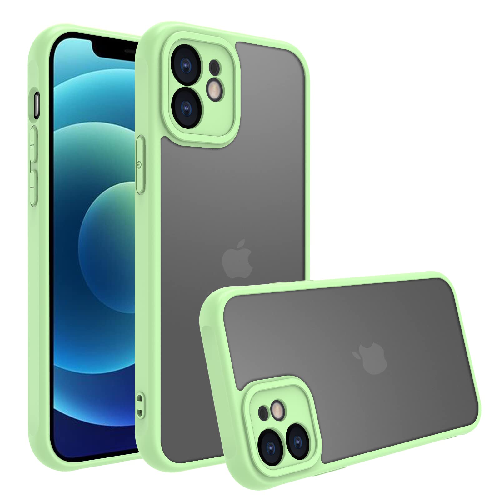 Pinlisheng Matte Case For Iphone Case,Shockproof Protective Hard Back Slim Case For Iphone Case Inch,Frosted Translucent Back Ph