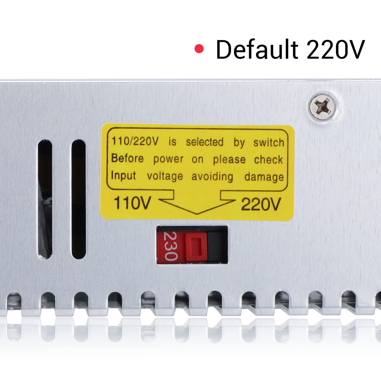 Drok 12V Power Supply, Ac 110V 220V To Dc 0 12V 40A 480W Buck Converter Dual Display, Variable Adjustable Adapter Regulated 5V 6