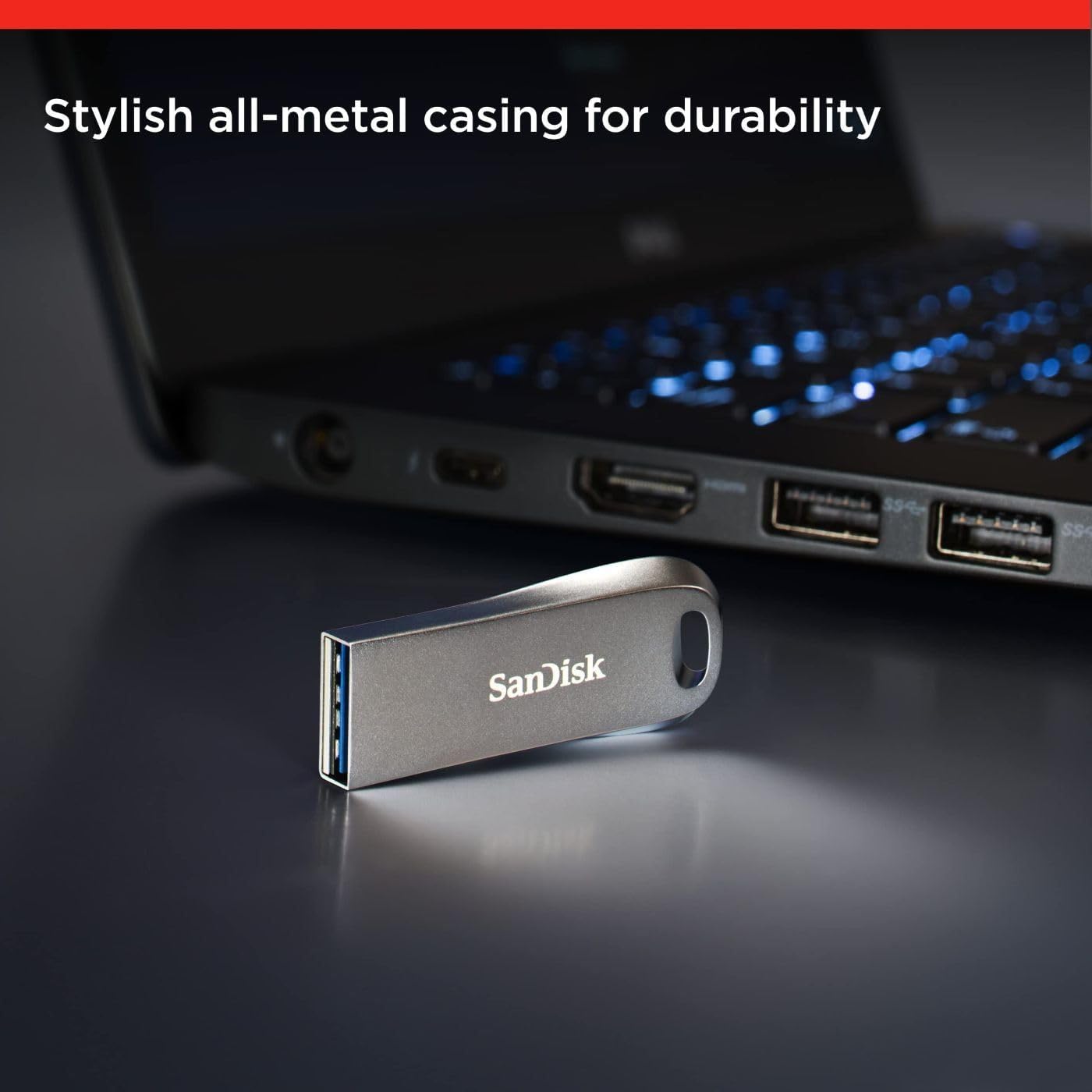 Sandisk 256Gb Ultra Luxe Usb 3.2 Gen 1 Flash Drive - Sdcz74-256G-Gam46