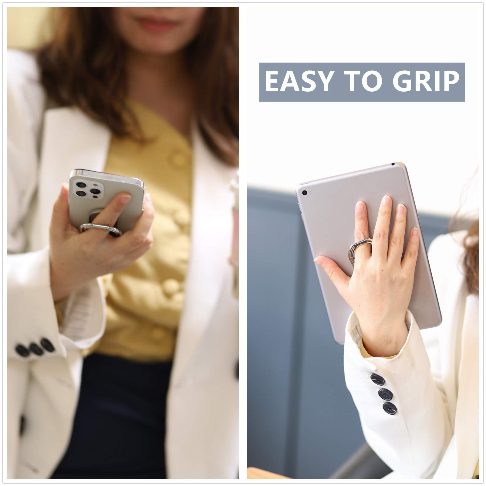 Mindsky Phone Ring Holder -With Magnetic Car Mount Cellphone Finger Holder Cell Phone Kickstand Mobilephone Back Grip Compatible