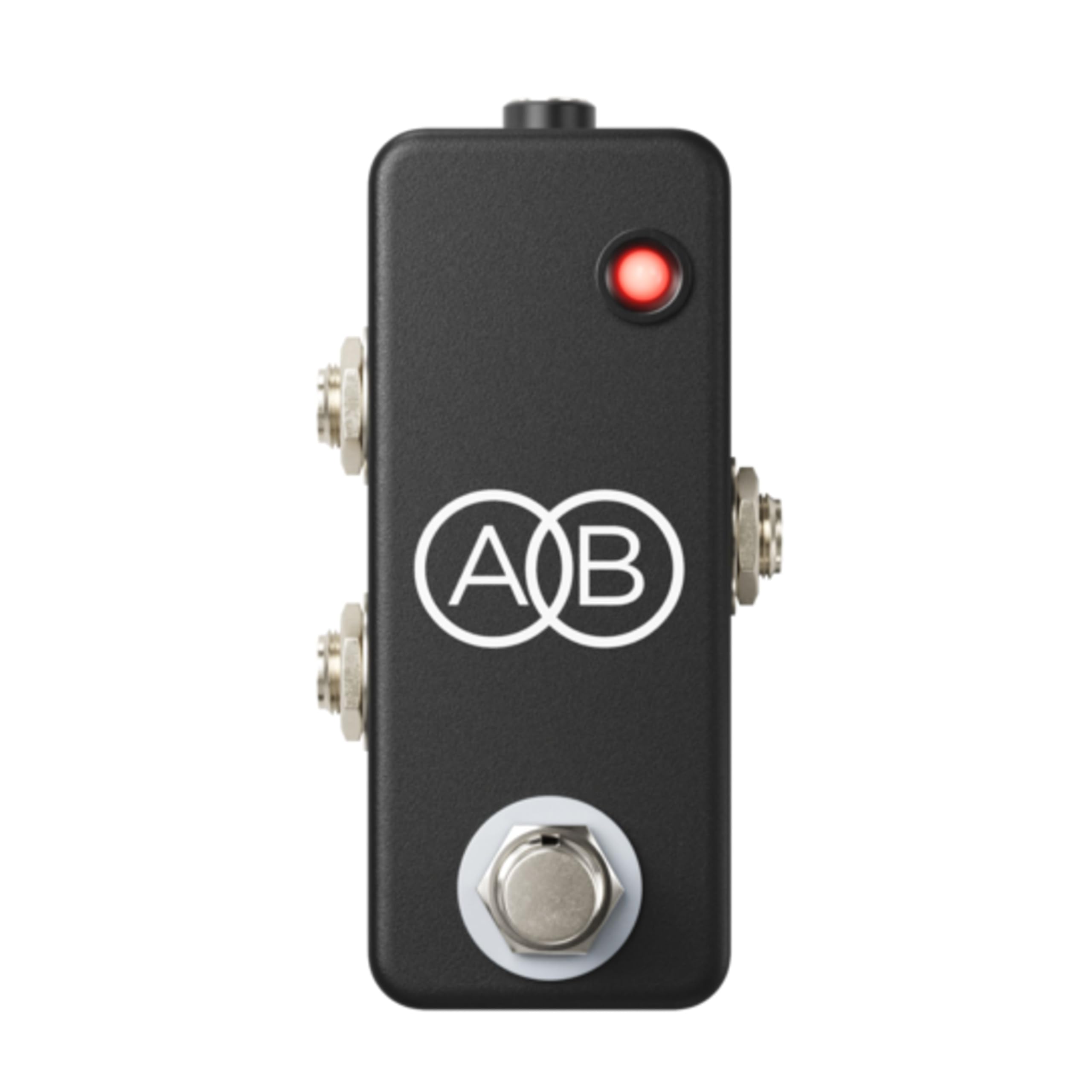 Jhs Pedals Mini A/B Box   Guitar Signal Path Effect, Black/Silver, Model Number: Mini A/B Box