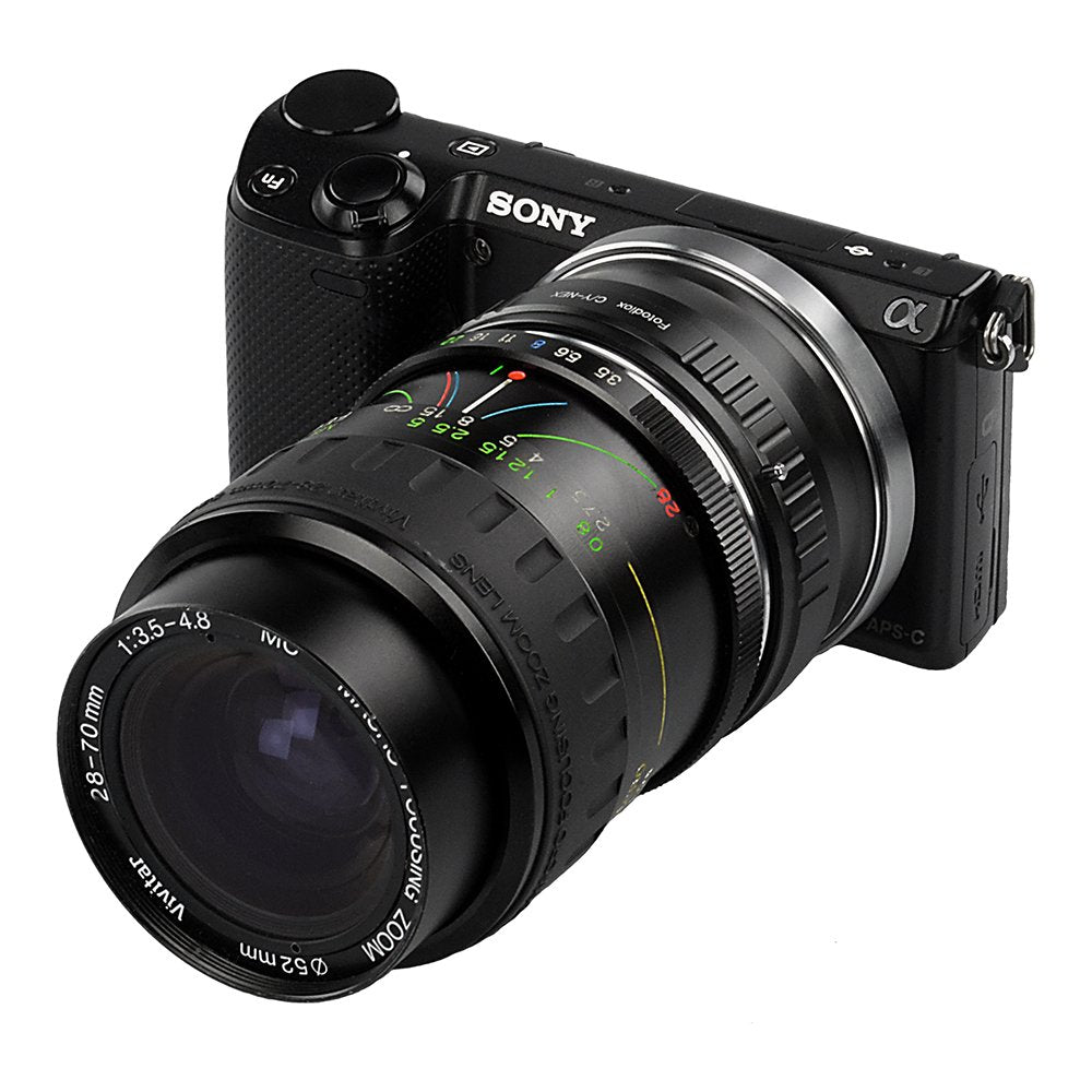 Fotodiox Lens Mount Adapter Compatible With Contax/Yashica Lenses To Sony E-Mount Cameras