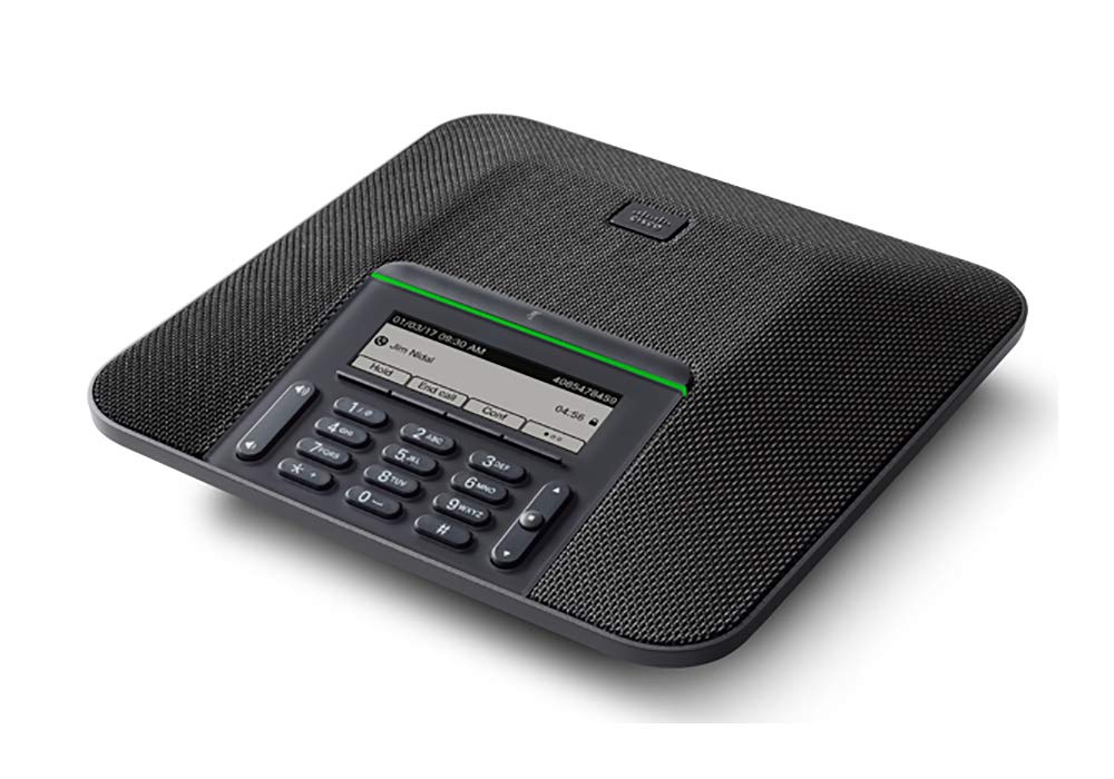 Cisco IP Conference Phone 7832, 360-Degree Microphone Coverage, 3.4-inch Monochrome LCD, Class 2 PoE, Supports 1 Line, 1-Year Li