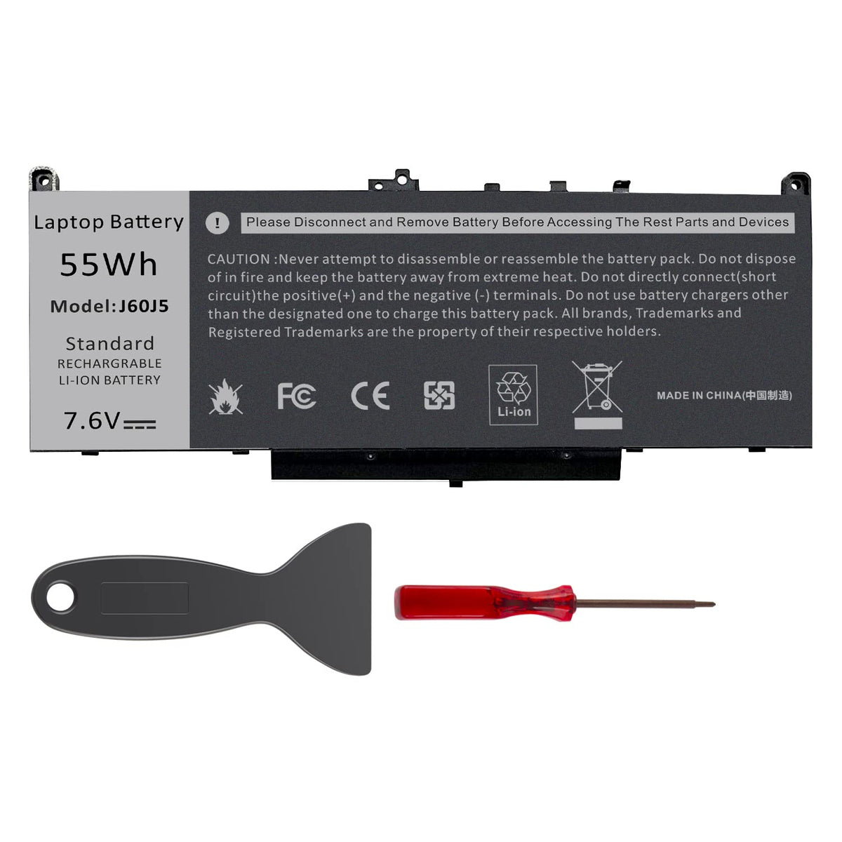 E7470 E7270 J60J5 Laptop Battery Lithium Ion For Dell Latitude E7470 E7270 7470 7270 Series Laptop 0Mc34Y Mc34Y R1V85 242Wd Gg4F