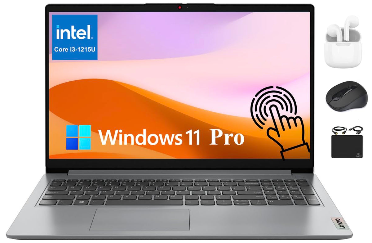Lenovo Ideapad Laptop 2024 Flagship, 15.6'' Fhd Ips Touchscreen, Hexa Core Intel I3 1215U (Beats I5 1135G7), 16Gb Ram, 1Tb Ssd,