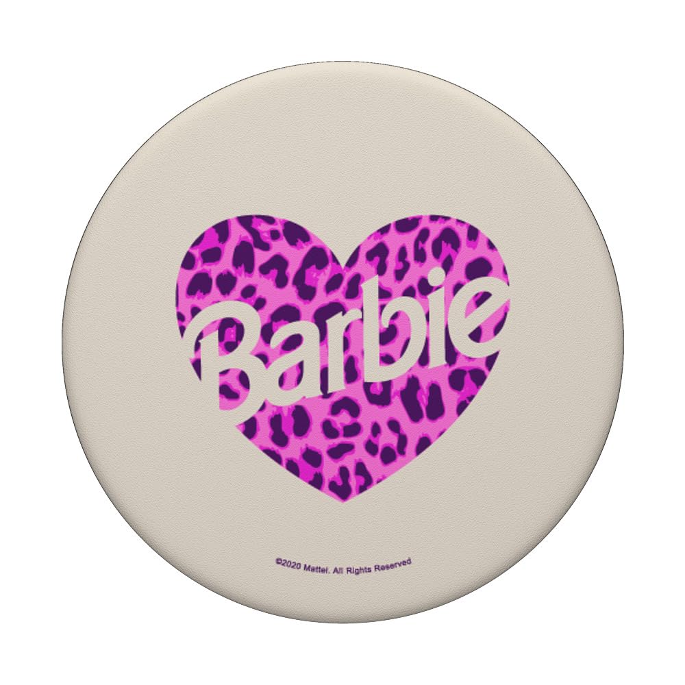 Barbie   Pink Leopard Heart Popsockets Standard Popgrip
