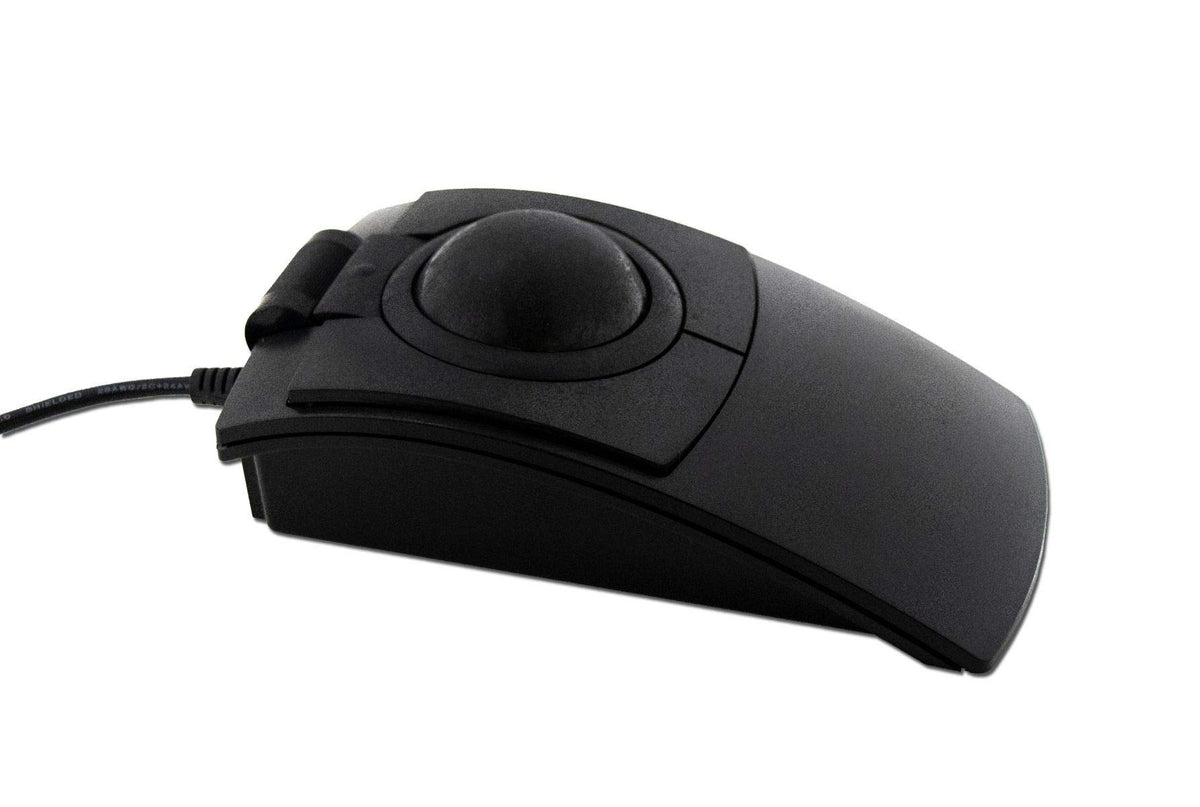 X-keys L-Trac Black Trackball Mouse with Laser Tracking Technology, Made in USA