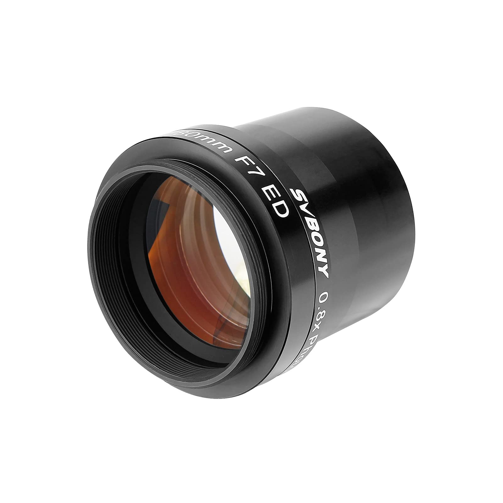 Svbony Sv193 Focal Reducer 2 Inch 0.8X Field Flattener Telescope Accessory For Sv503 80Mm F7 Ed Telescope