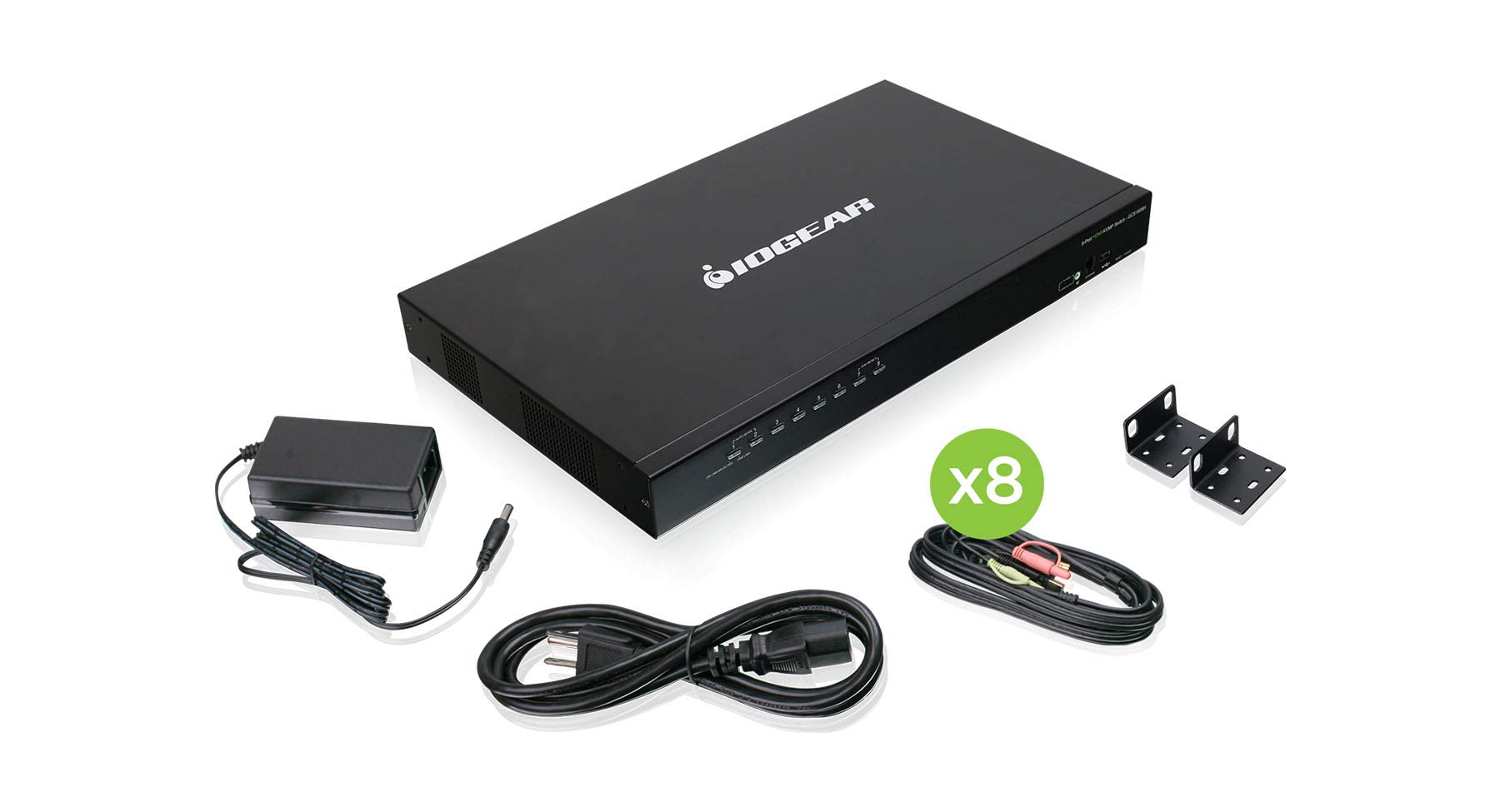 8-Port Usb Hdmi Kvm W Cable Kit Taa Compliant