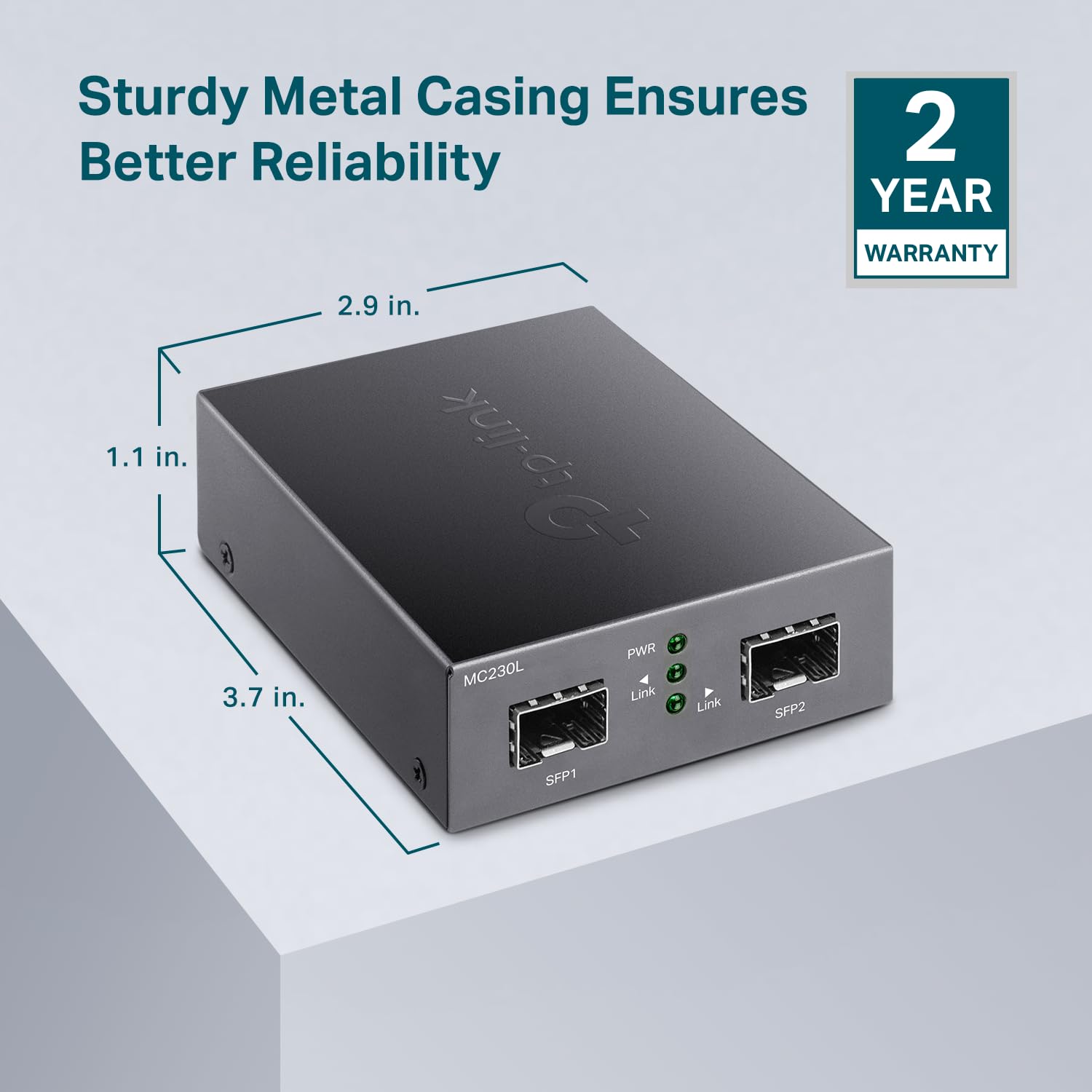 Giga Sfp To Sfp Fiber Converte