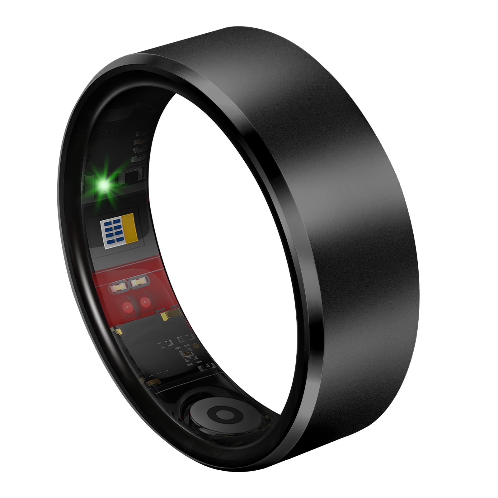 Milavan Smart Health Ring 2.0 for Women Men, Slim Scratch & Fingerprint Resistant Design, Graphite 13