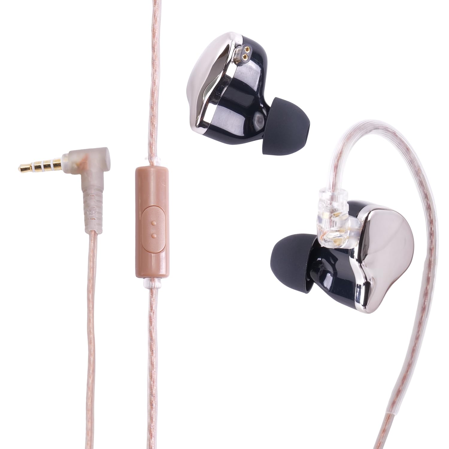 Holiper HiFi Wired Earbuds 3.5mm Jack, in Ear Headphones IEM Earphones, Mic
