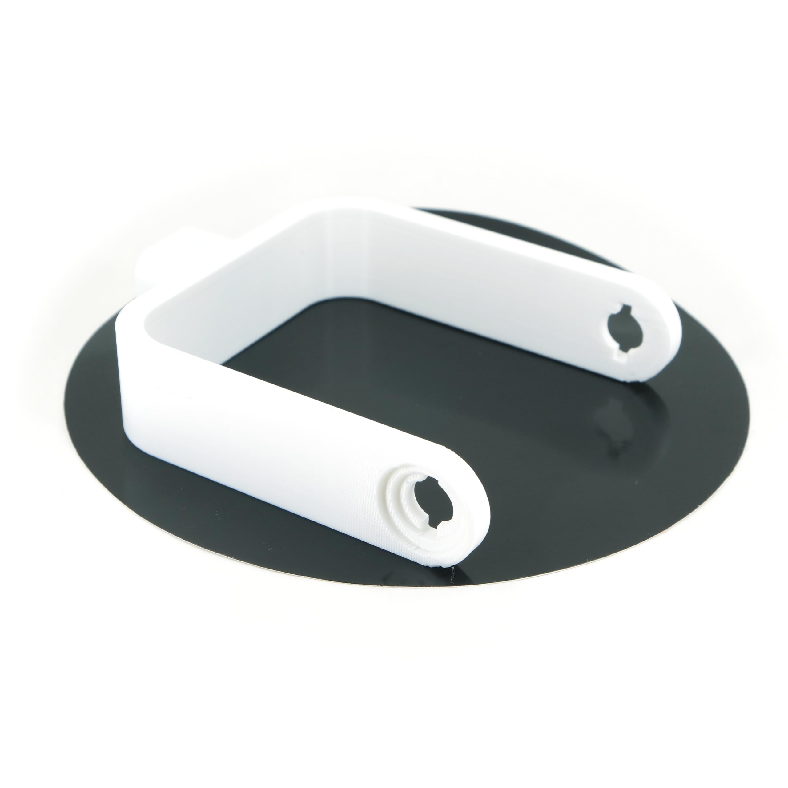 Desk Cookies Microphone Mount for Elgato Wave 3, Boom Arm Attachment, 3/8 Durable Threads, Replaces El Gato mount (White)
