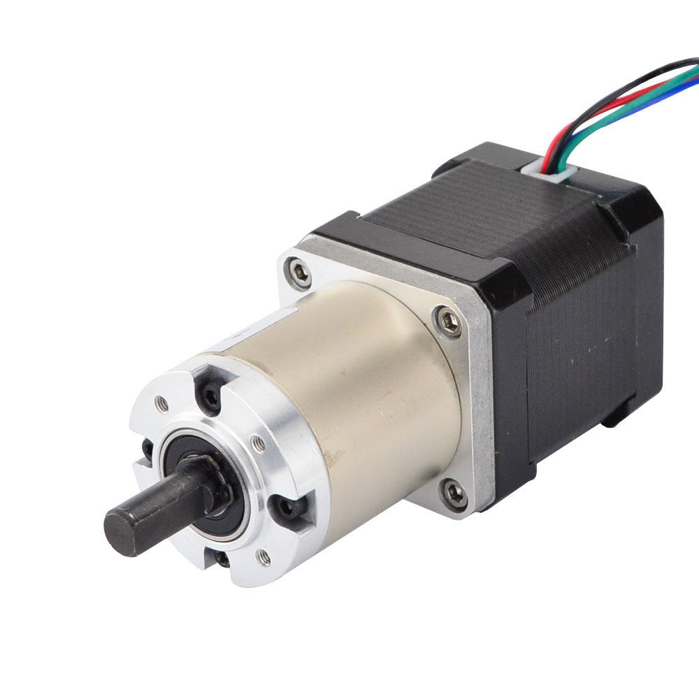 Stepperonline 100:1 Planetary Gearbox Nema 17 Stepper Motor Low Speed High Torque Diy Cnc