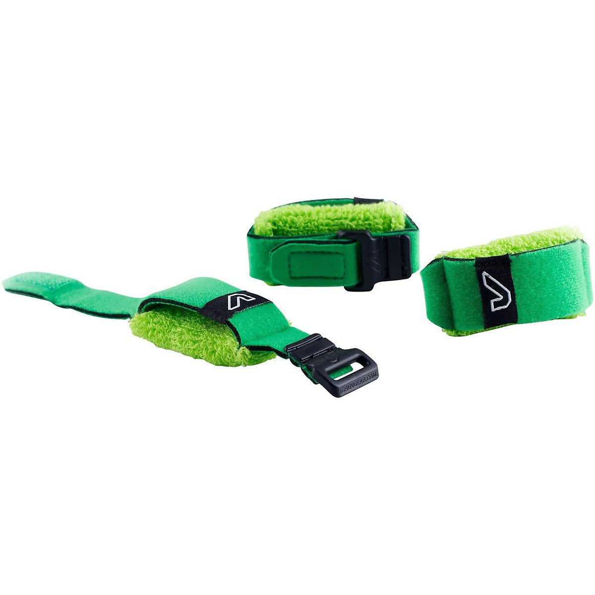 Gruv Gear Fretwraps Hd 3 Pack''Leaf'' Guitar String Muters, Green, Large