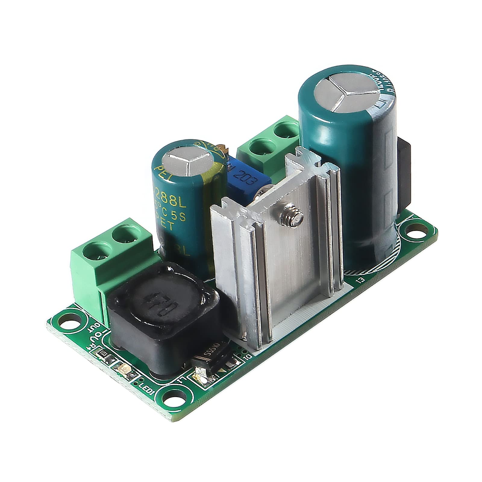 Alinan 8Pcs Ac/Dc To Dc Step Down Buck Converter Ac 5 30V Dc 5 48V 24V 36V 48V To Dc 2.5 35V 12V Voltage Regulator Board 2A Adju