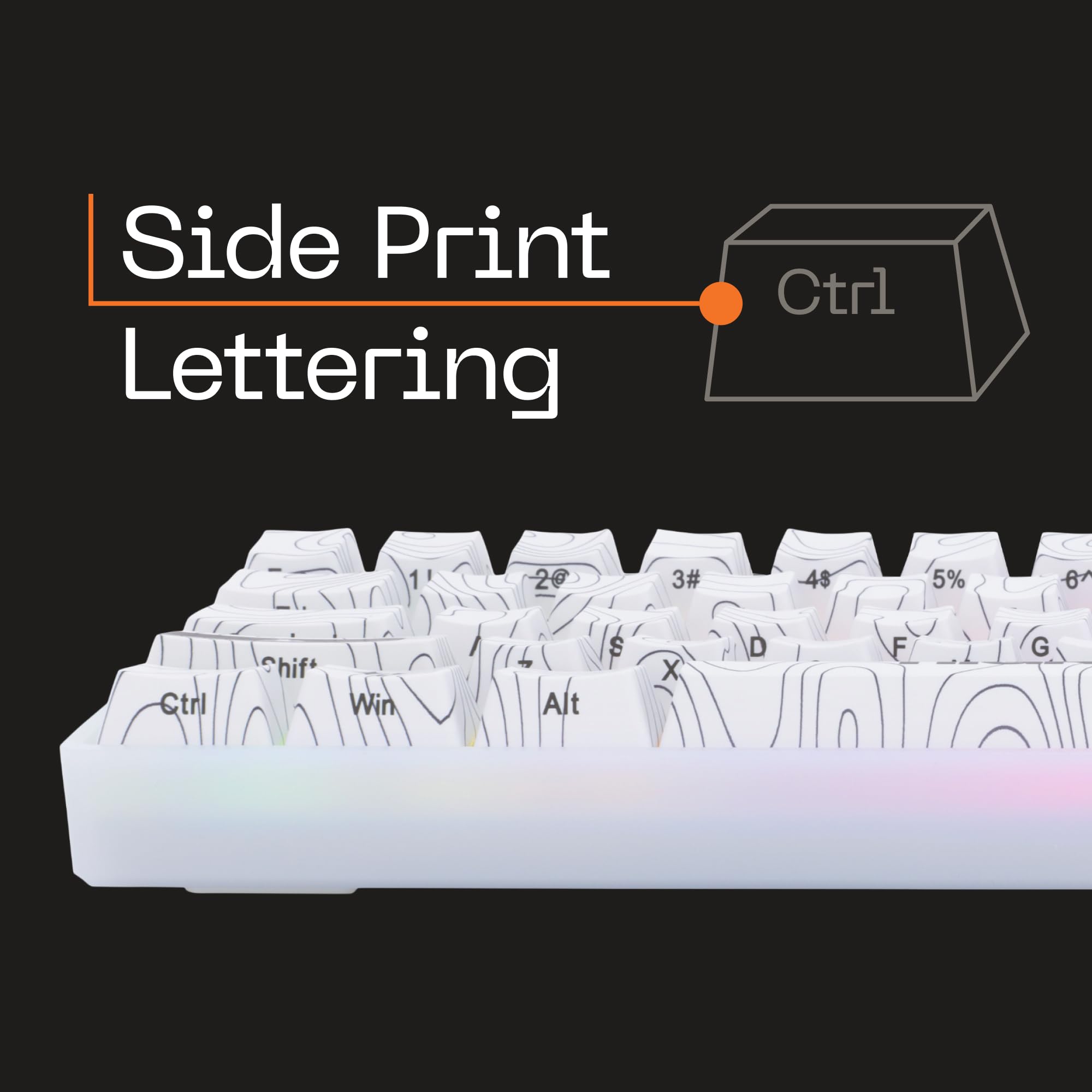 Higround Trailhead 65% Mechanical Usb Wired Gaming Keyboard, Ttc Linear Custom Switches, Programable Rgb, Hot Swappable, Deep Th