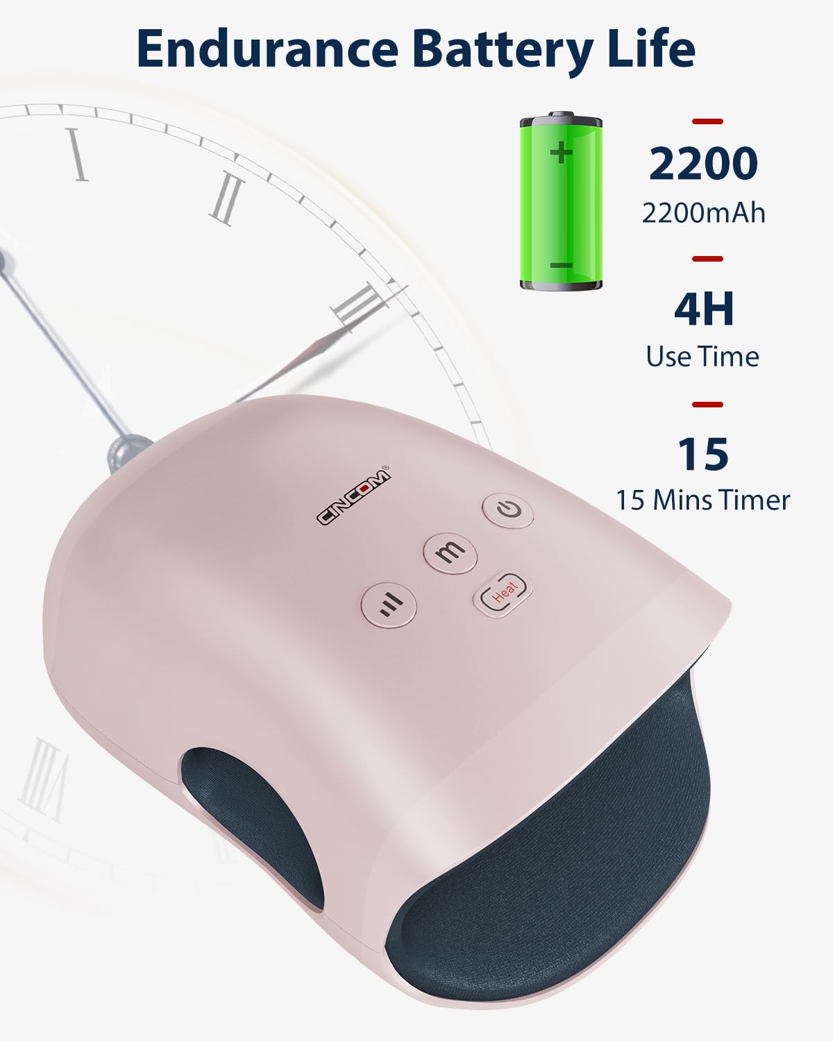 Cincom Hand Massager   Cordless Hand Massager With Heat And Compression For Arthritis And Carpal Tunnel(Fsa Or Hsa Eligible) (Pi