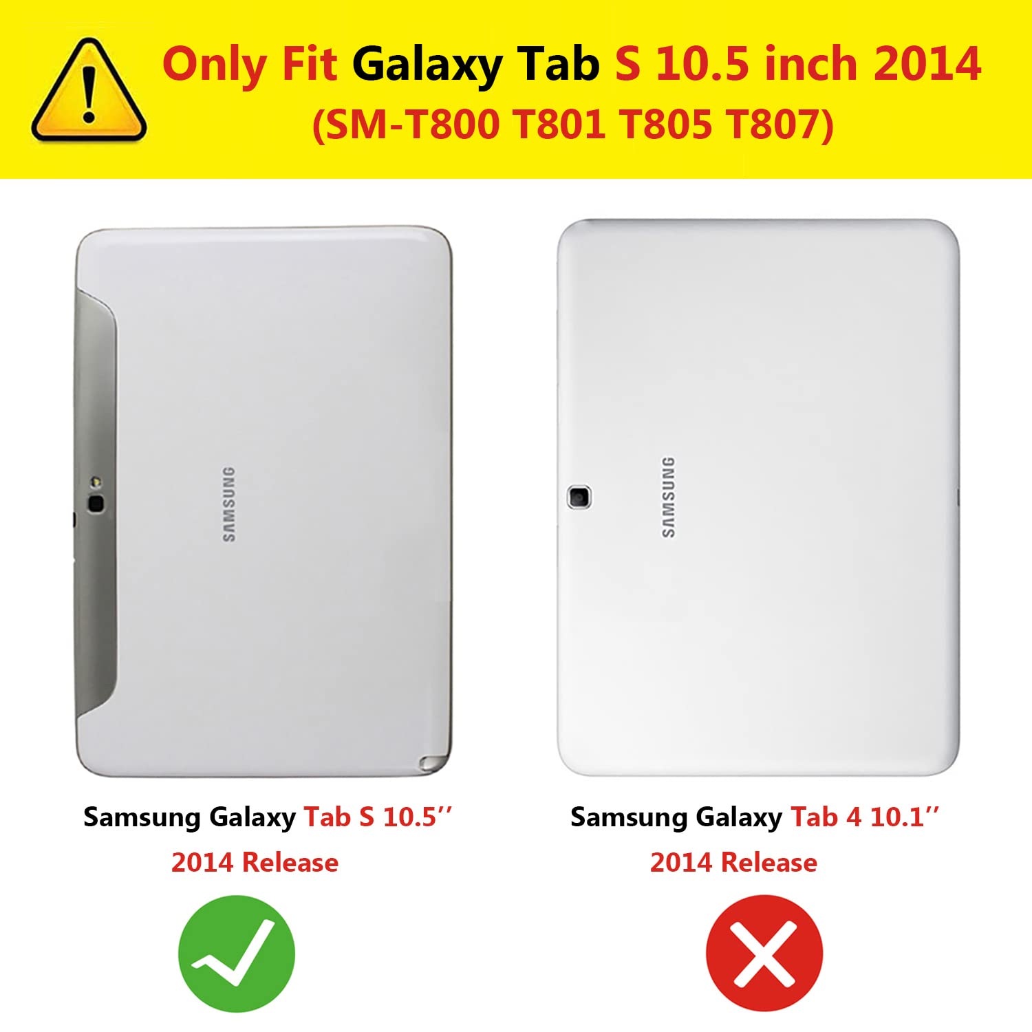 Case For Samsung Galaxy Tab S 10.5 Inch 2014 (Sm T800 T801 T805 T807)   360 Degree Rotating Stand Case Smart Protective Cover,Wi