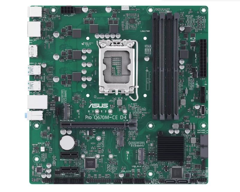 ASUS MB PRO Q670MCE D4CSMSI Q670 LGA1700 Max.128GB DDR4 PCIe mATX Bulk Pack