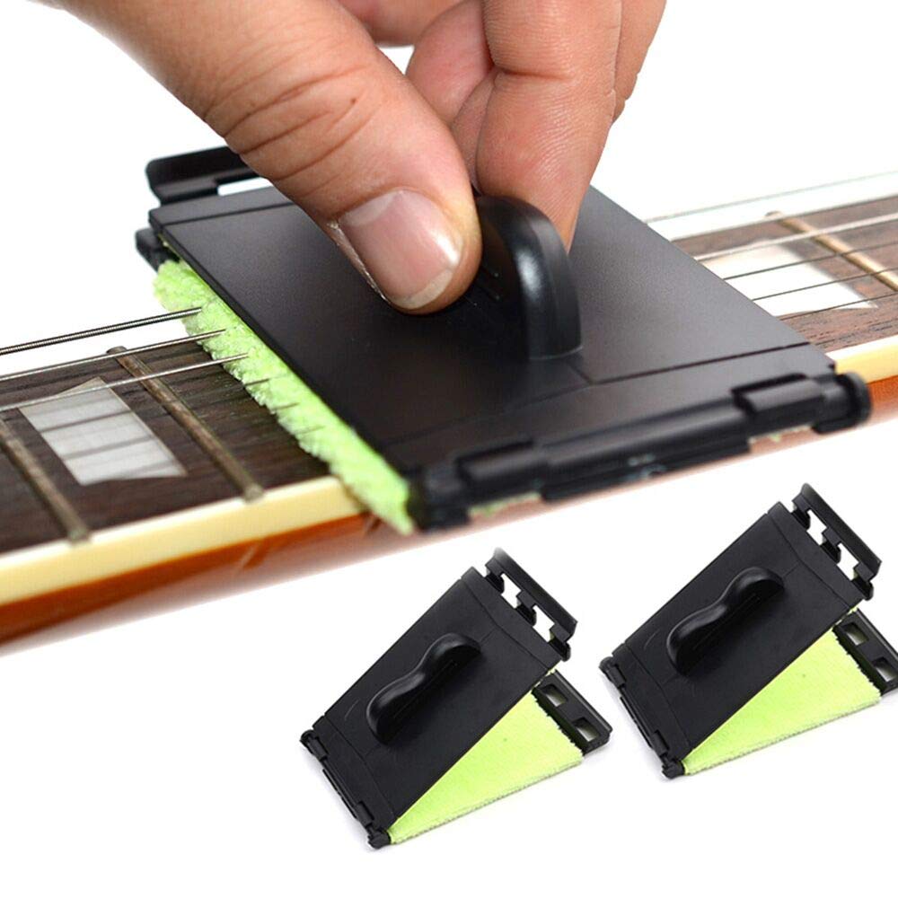 Saphue Guitar String Cleaner Clean Fretboard Cloth Tool Scrubber For Cleaning Maintenance Care Kit For Violin/Bass/Ukulele/Elect