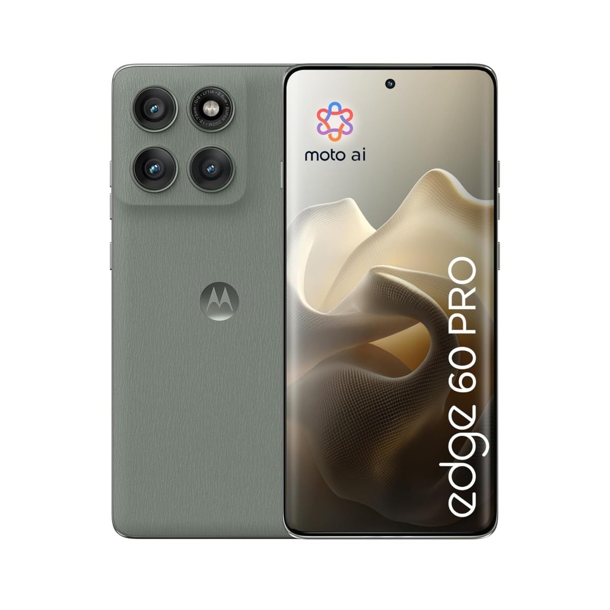 Motorola Edge 60 Pro Dual-SIM 512GB ROM + 12GB RAM (GSM Only | No CDMA) Factory Unlocked 5G Smartphone (Pantone Shadow) - Intern