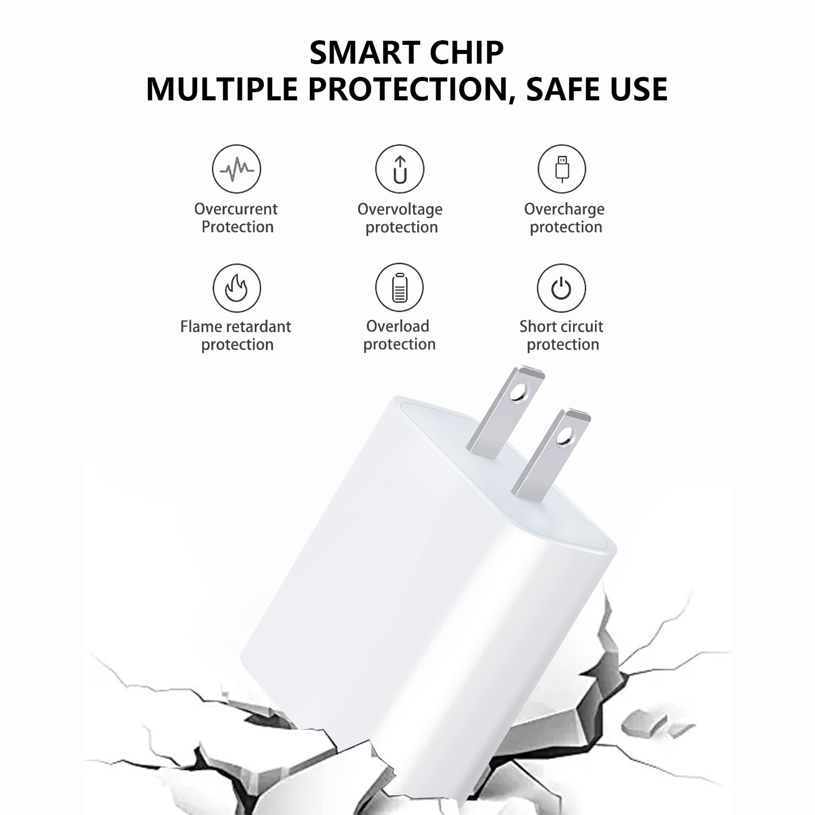 2 Pack 5V Ac/Dc Digital Picture Frame Power Cord Compatible With Philips, Hp, Skylight, Nix, Aluratek, Bsimb, Feelcare Charger Adapter