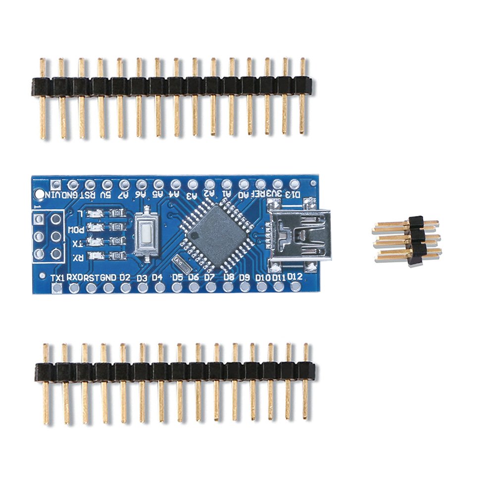 Elegoo Nano Board Ch 340/Atmega+328P Without Usb Cable, Compatible With Arduino Nano V3.0 (Nano X 3 Without Cable)