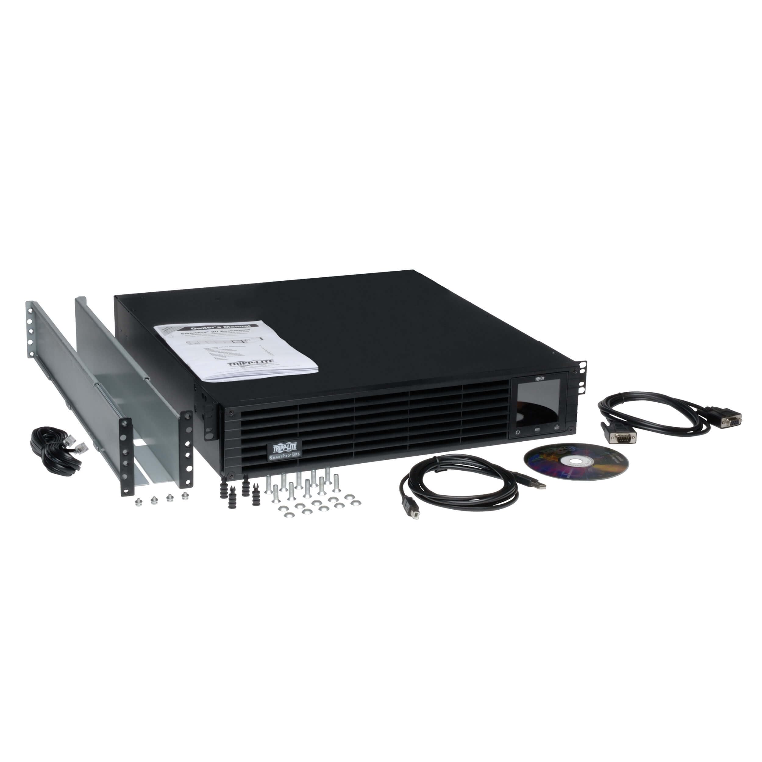 Tripp Lite 2200Va Smart Ups Back Up, Sine Wave, 1920W Line Interactive, 2U Rackmount, Lcd, Usb, Db9 (Smart2600Rm2U)