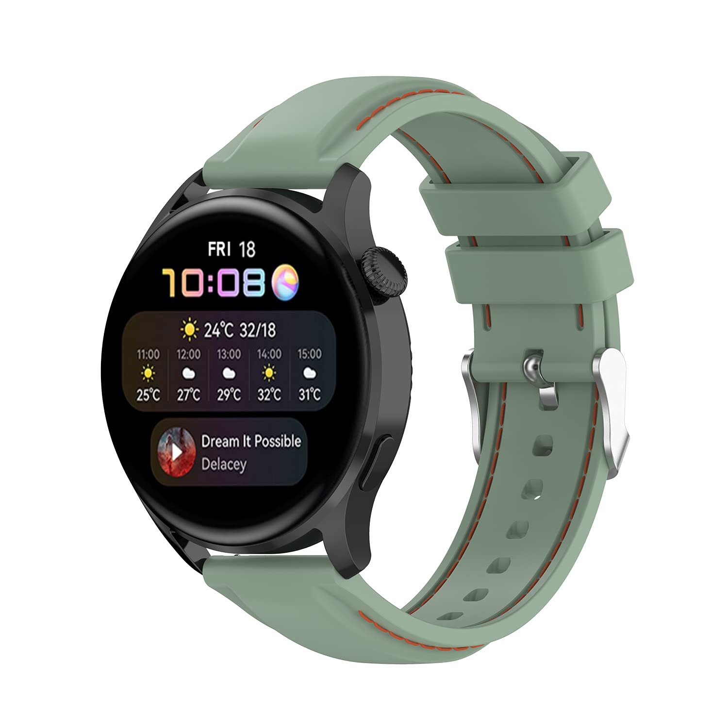 Fitturn Watch Band Compatible With Huawei Watch Gt3 46Mm/Gt2 46Mm/Gt Runner Wrist Strap Compatible With Huawei Watch 3/Watch 3 P