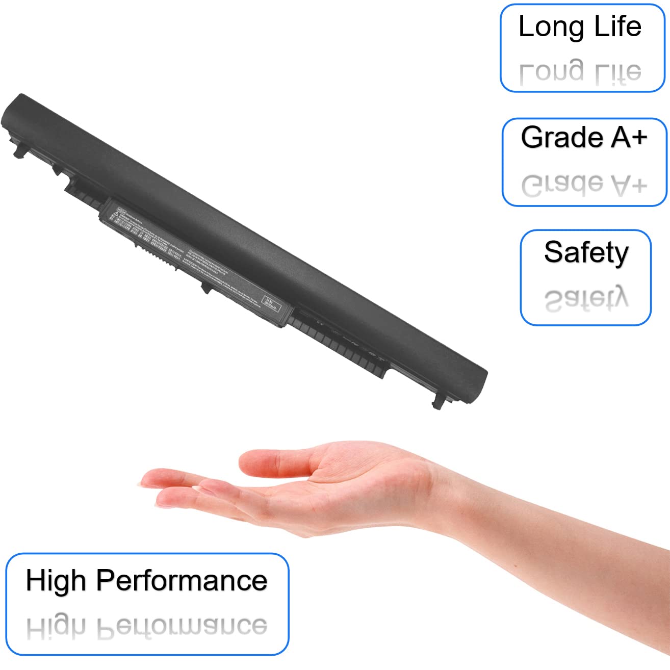 Hs04 Hs03 Laptop Battery For Hp Spare 807956 001 807957 001 807612 421 807611 421 15 Ac121Dx Ay009Dx Ay013Dx Ay014Dx Ay039Wm Ay0