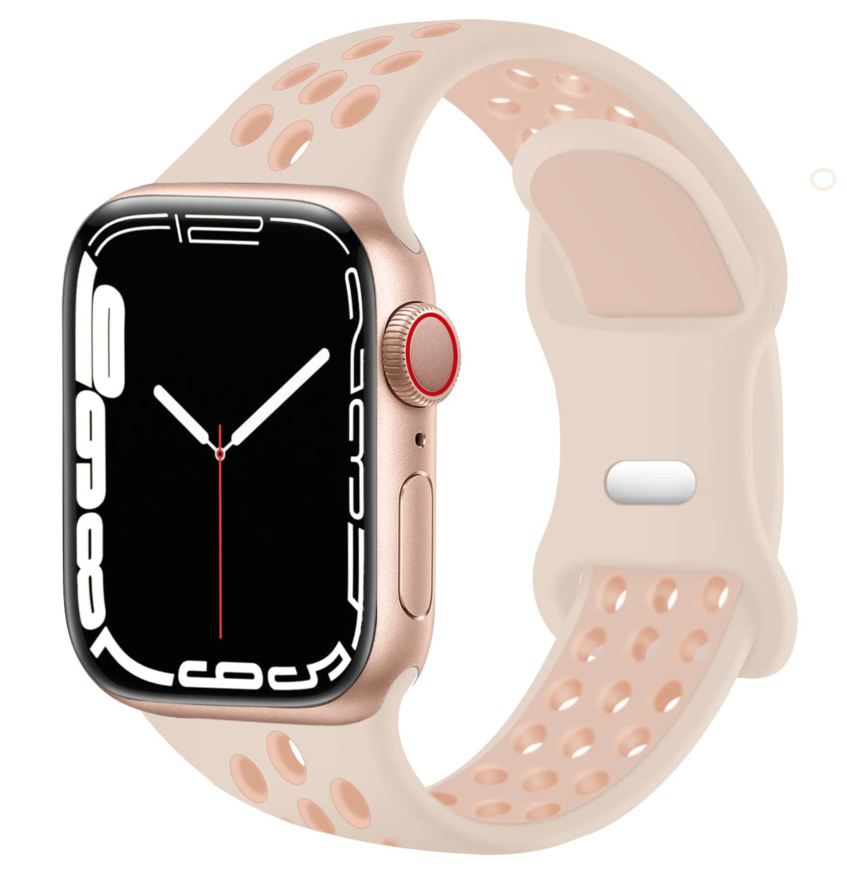 Svisvipa Sport Bands Compatible For Apple Watch Bands 42Mm 44Mm 45Mm 49Mm,Soft Silicone Sport Women Men Replacement Strap Compat