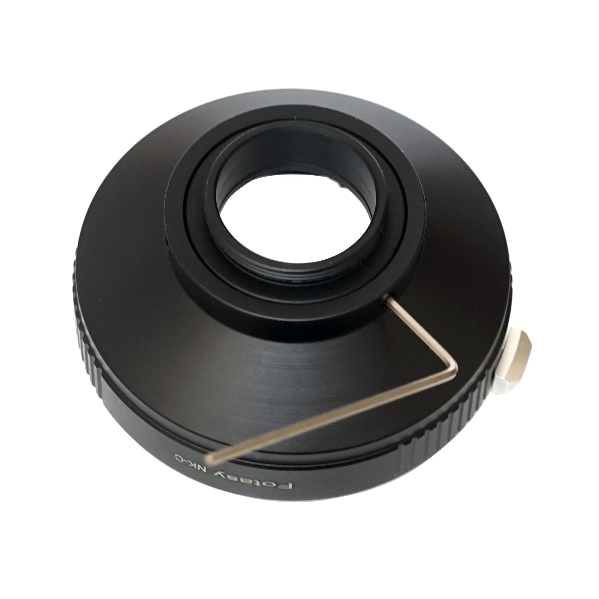Fotasy Nikkor Lens To C Mount Adapter, F Mount Lens To 16Mm Cine Mount Adapter, Compatible With Nikon F Mount Lens And Cine Movi