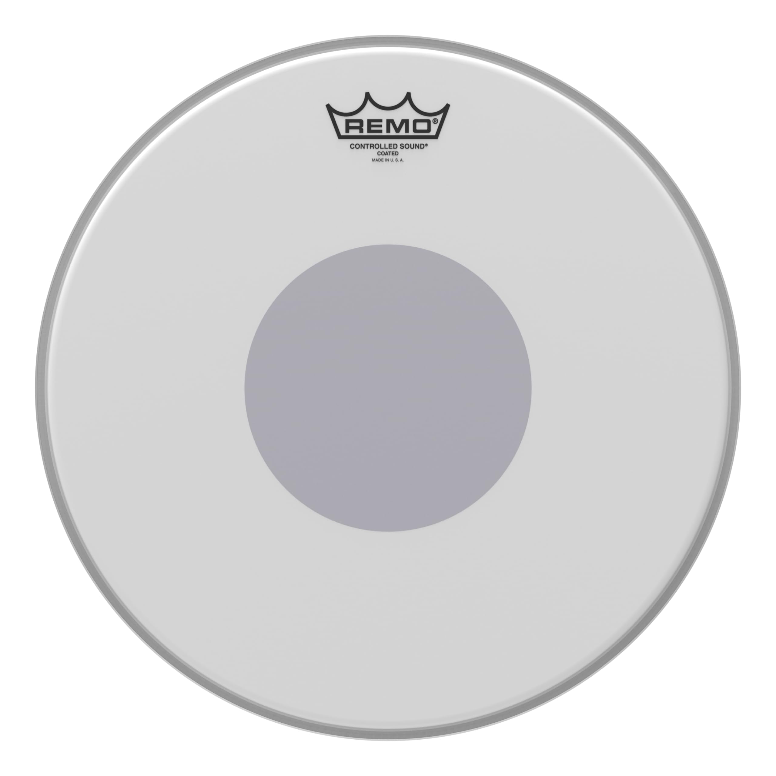 Remo Controlled Sound Coated Drum Head With Reverse Black Dot   14 Inch