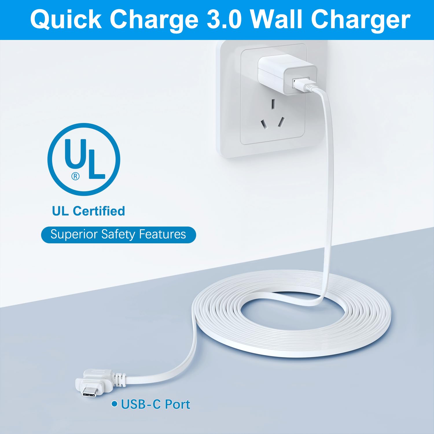 Itramax 30Ft Power Cable And Adapter (2Pack) Compatible With Blink Outdoor 4 Camera,Flat Usb C Blink Outdoor 4Th Gen Charging Co