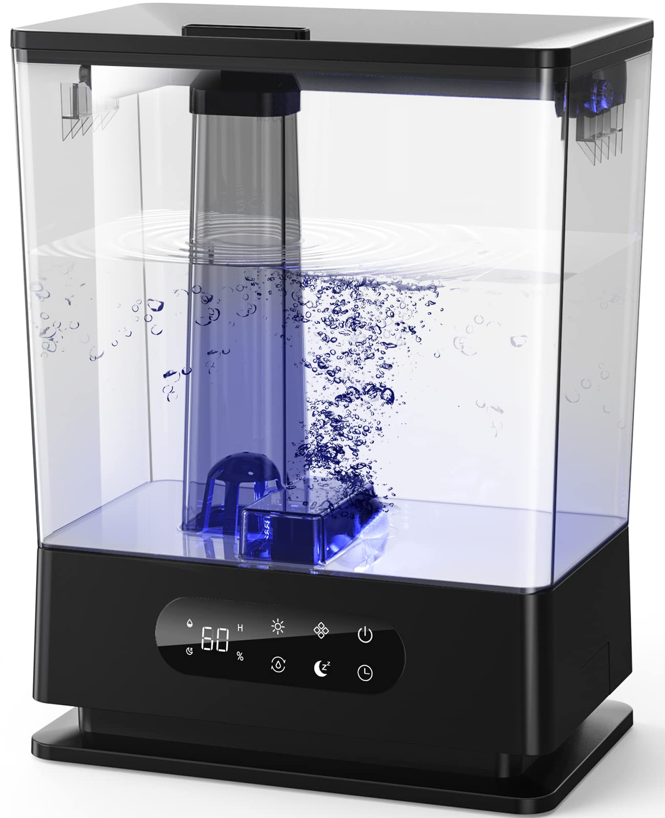 Tabyik 6.5L Humidifiers For Bedroom,Top Fill Cool Mist Humidifier For Large Room Home,With Customized Humidity For Sleep And Pla
