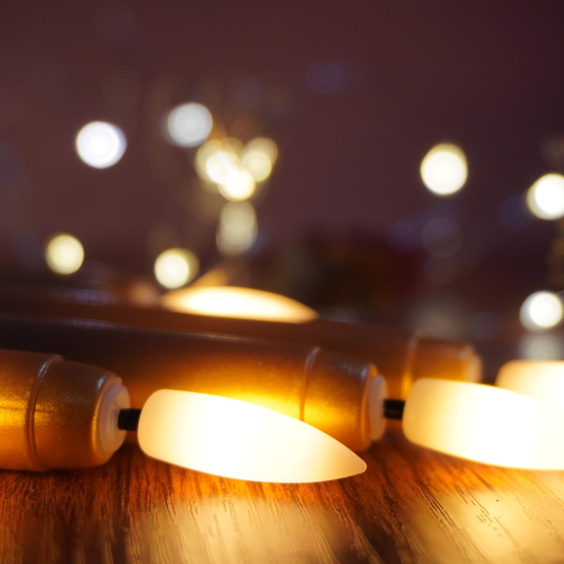 Ni Jasw Gold Flameless Taper Candles With Remote Timer, Flickering Battery Led Candlesticks Set Of 6