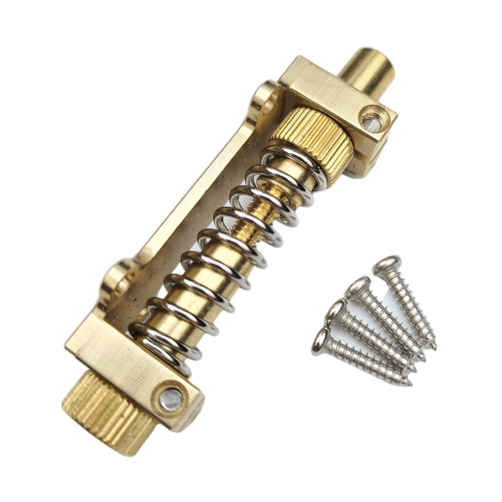 Kaynes Brass Guitar Tremolo Arming Adjuster Tremsetter Set Guitar Bridge Stopper Tremolo Stabilizer Stopper Kit