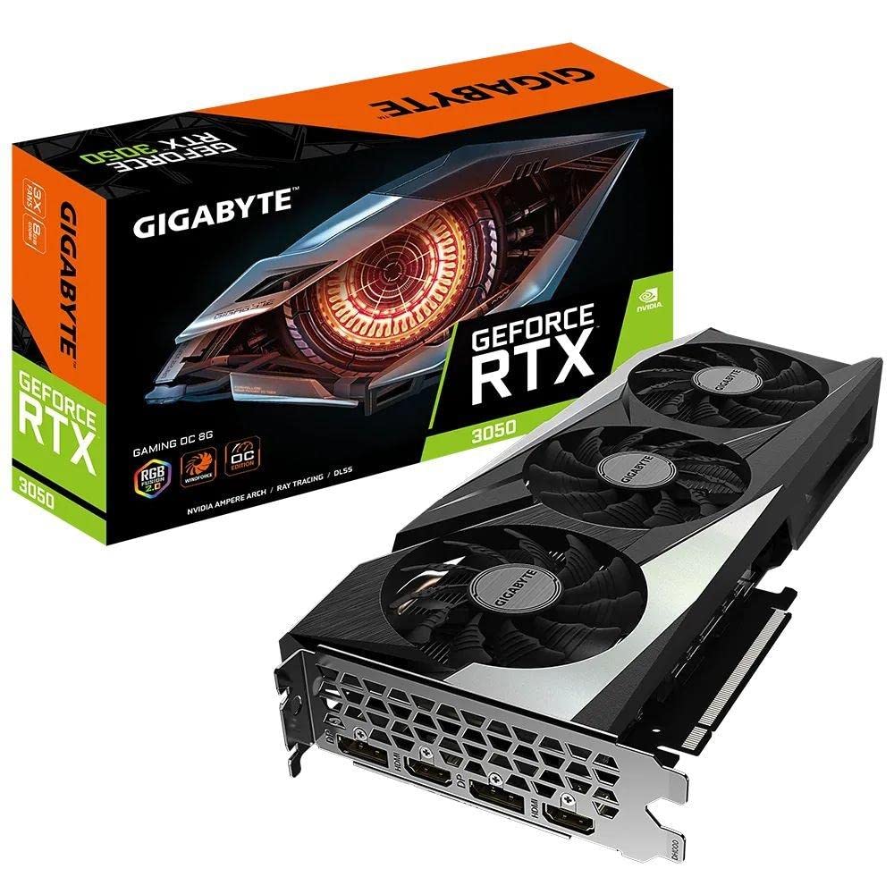 Gigabyte Video Card - GeForce RTX 3050, 8GB GDDR6