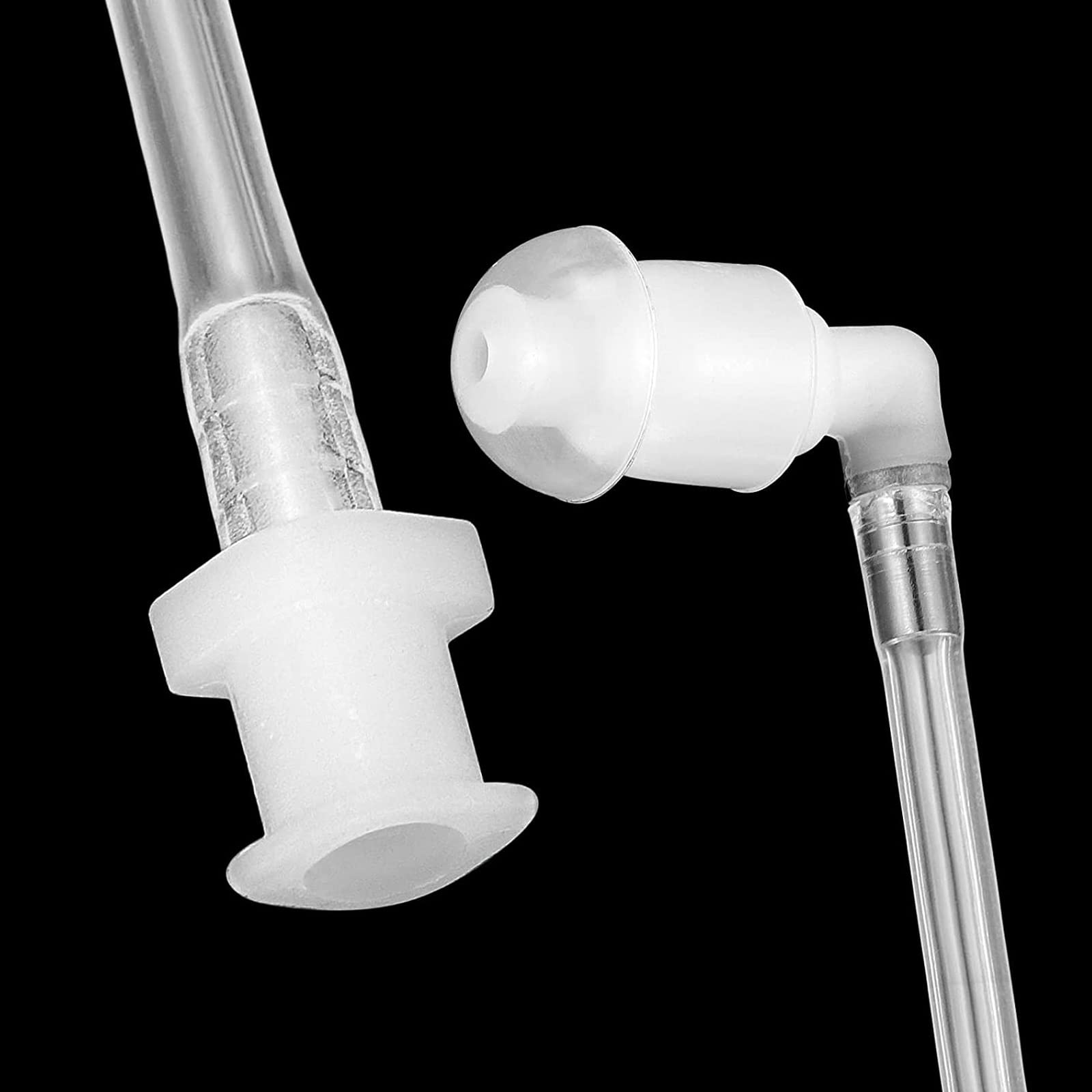 10 Pack Replacement Acoustic Coil Tube With Clip For Baofeng Retevis Midland Kenwood Motorola 2 Way Radio Audio Walkie Talkies Headsets Secret Spy Game Earpiece