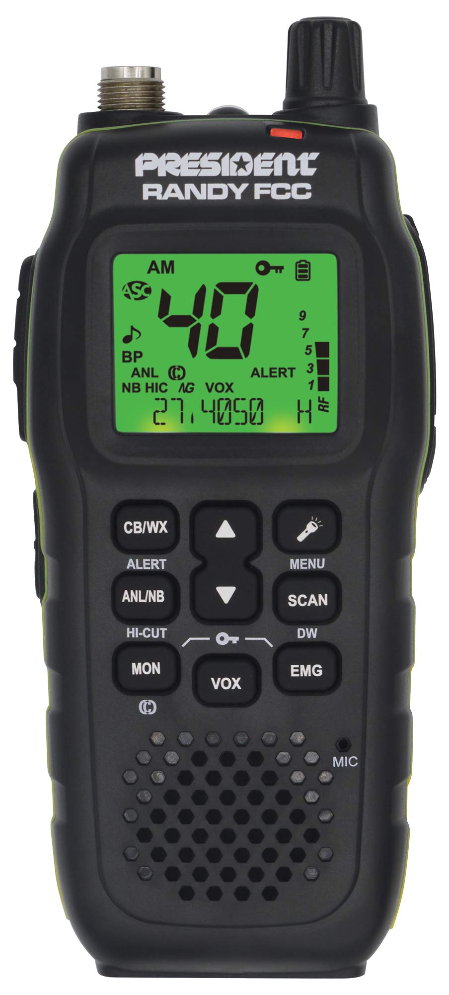 President Randy Fcc Handheld Or Mobile Cb Radio With Weather Channel And Alerts