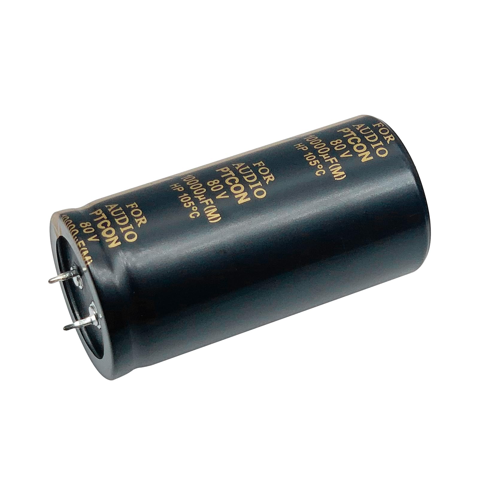 Cermant 2Pcs 80V 10000Uf Snap In Electrolytic Capacitor 35X70Mm(1.37X2.76In) Power Amplifier Filter Audio Electrolytic Capacitor