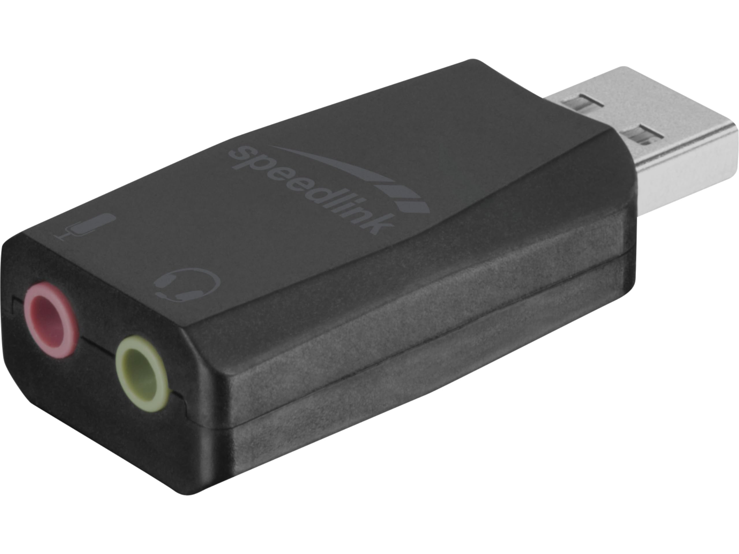 SPEEDLINK VIGO USB Stereo Soundcard for PC or Notebook Use , black